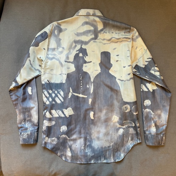 SOLD - DIOR x PETER DOIG Technical Silk Canvas Shirt RARE - Picture 9 of 9